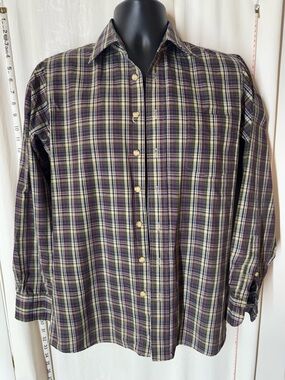 Vintage Lord & Taylor Plaid Men's Shirt